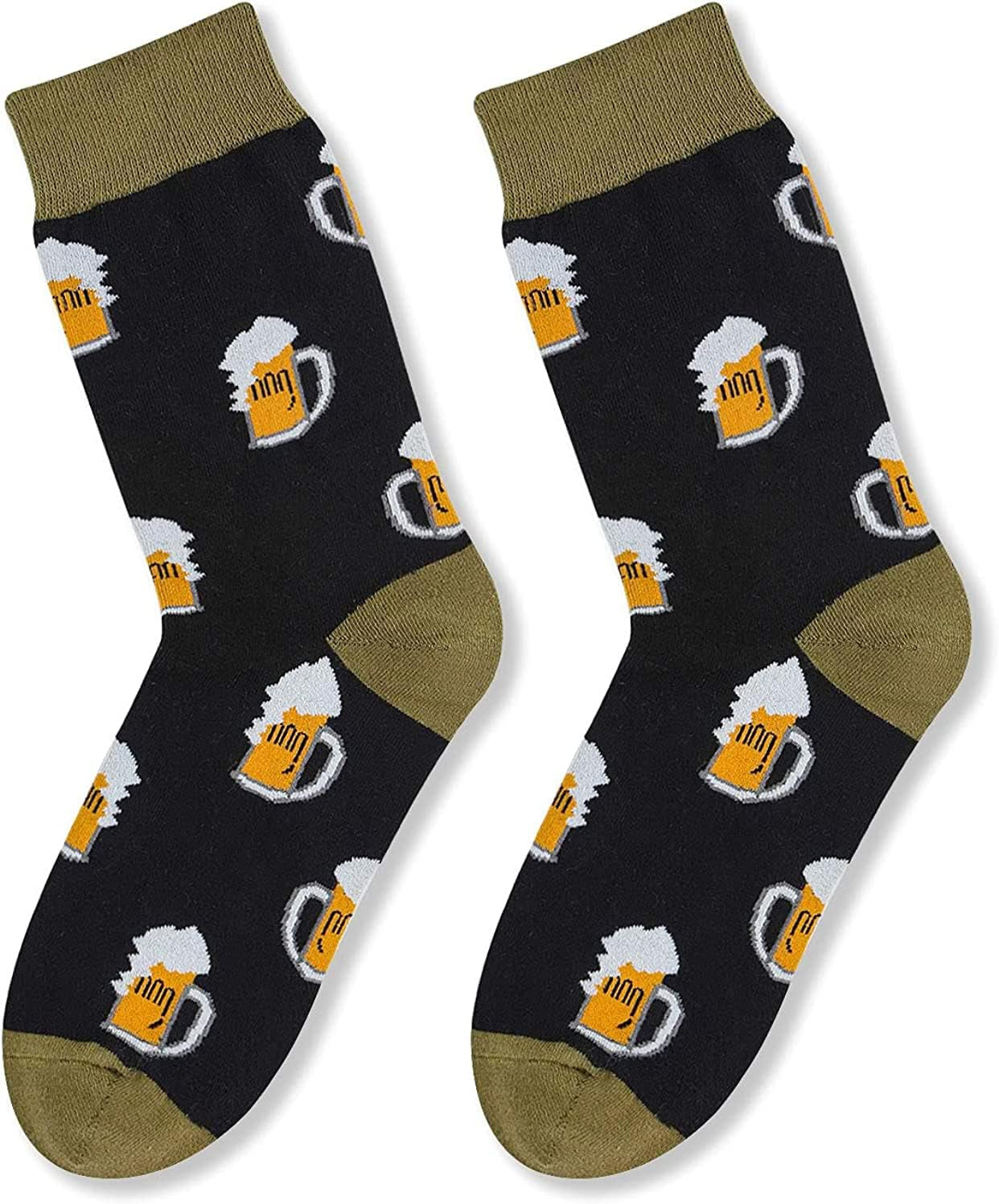 Funny Novelty Crazy Socks for Men Teen Boys - Animal Drink Lover Gifts Beer Chemistry Socks