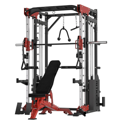 PMAX 5600 Home Gym Smith Machine - Integrated Weight System