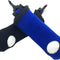 Golf Ball Bag Golf Ball Holder Golf Balls Carrier Bag for 3 Balls and Tees (Black+Blue)