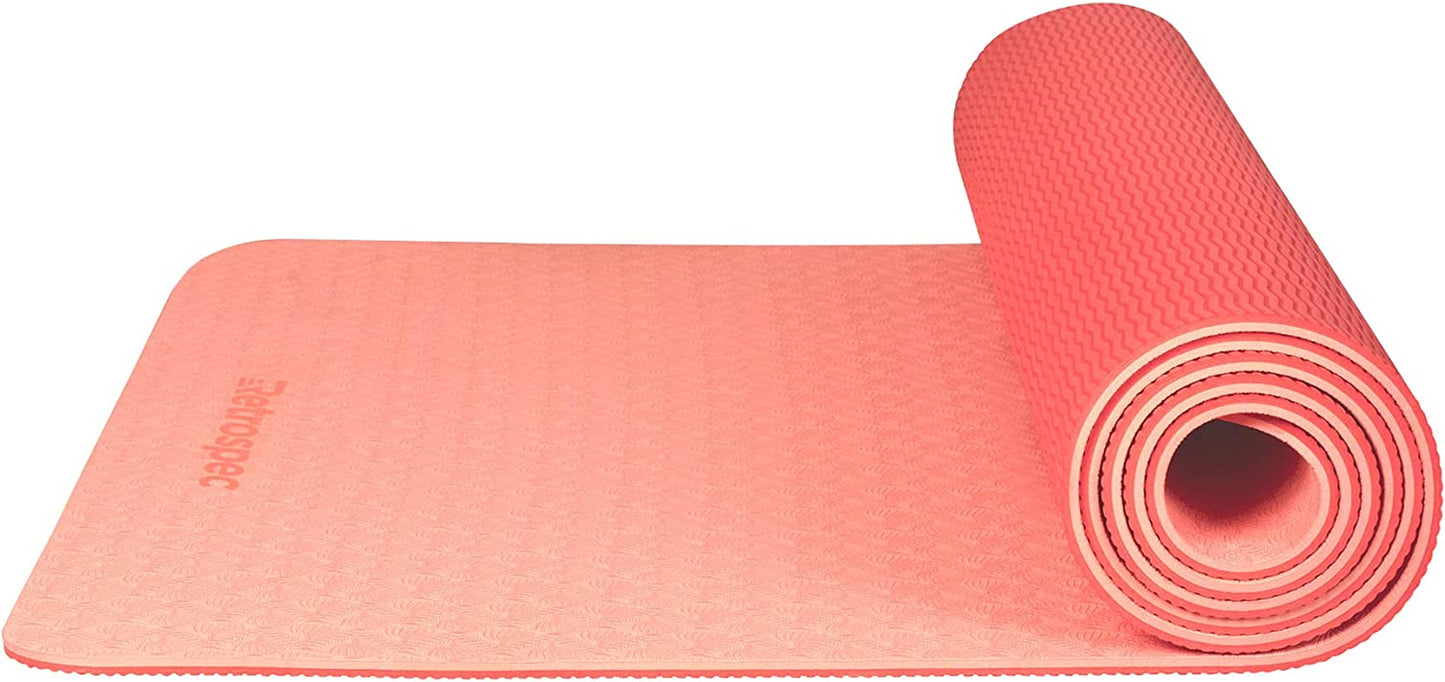 Zuma Yoga Mat for Men & Women - Outdoor & Indoor Non Slip Exercise Mat for Hot Yoga, Pilates, Stretching Floor & Fitness Workouts 6Mm Easy to Clean