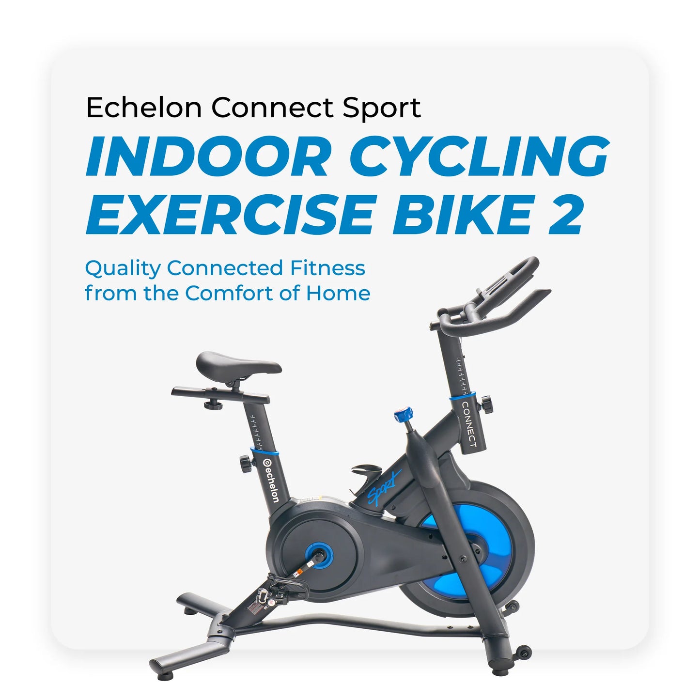 Connect Sport 2 Indoor Cycling Exercise Bike + 30-Day Free Membership Trial