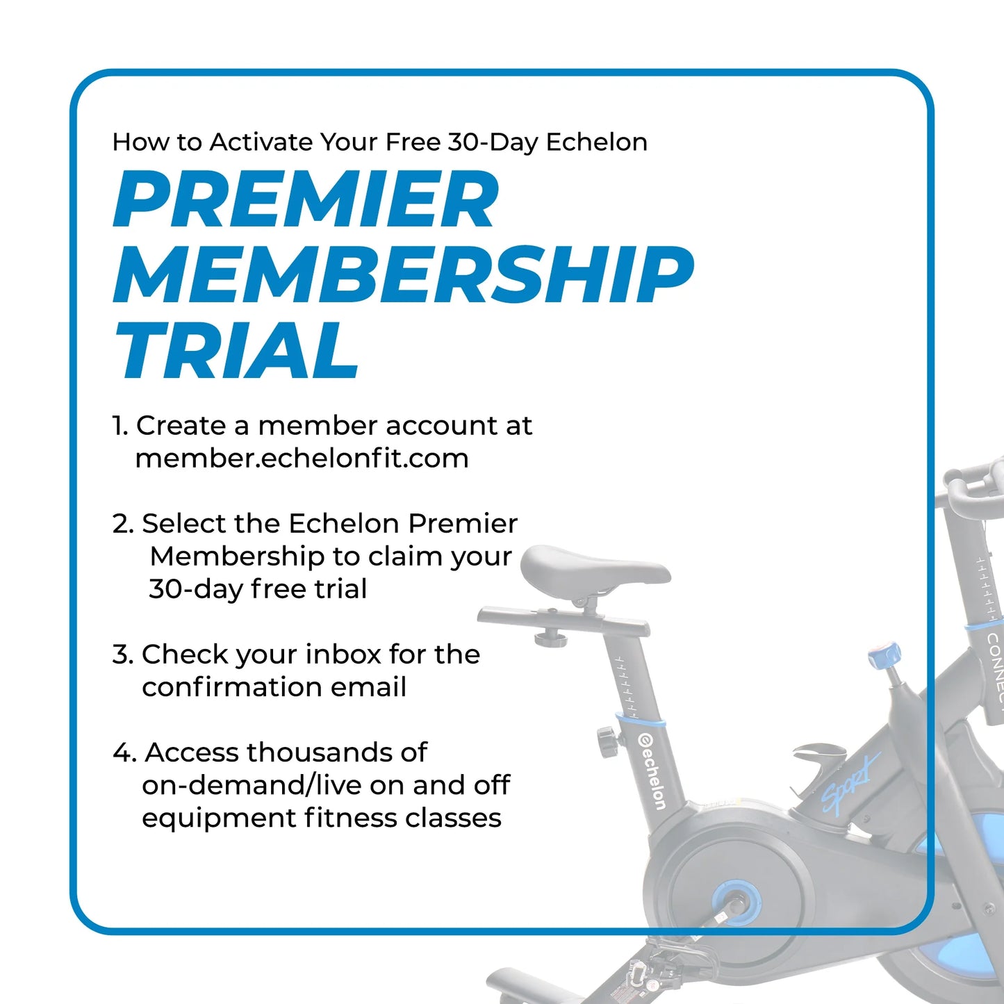 Connect Sport 2 Indoor Cycling Exercise Bike + 30-Day Free Membership Trial