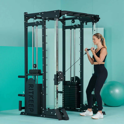 PMAX 5600 Home Gym Smith Machine - Integrated Weight System