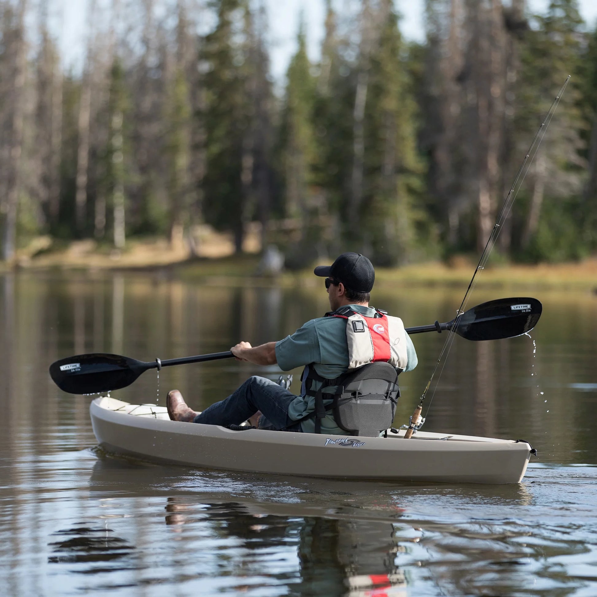 Tamarack Angler 10 Ft Fishing Kayak, Tan (90508)