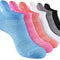 Womens Ankle Socks 6-Pairs Athletic Running Sport Socks with Cushioned Sole