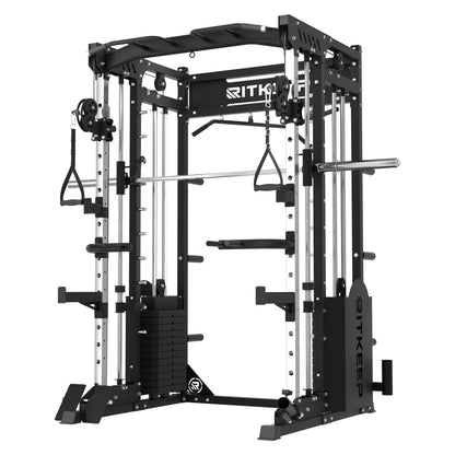 PMAX 5600 Home Gym Smith Machine - Integrated Weight System