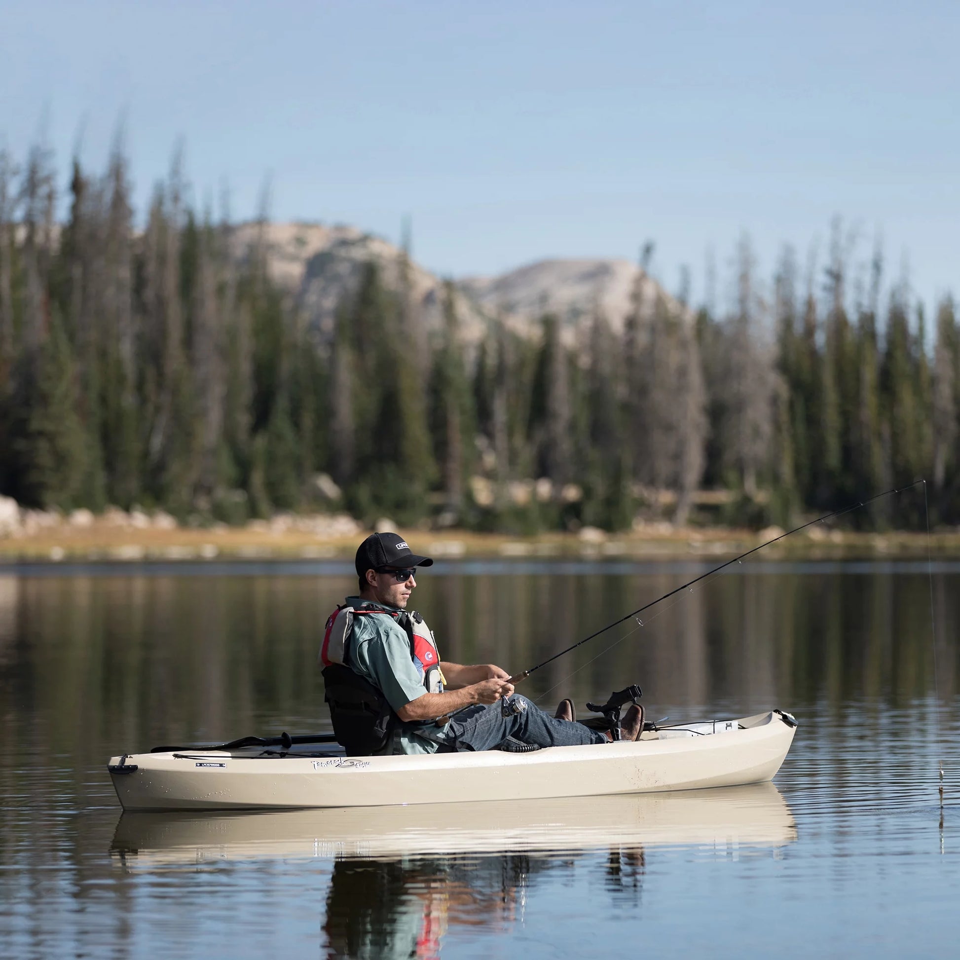 Tamarack Angler 10 Ft Fishing Kayak, Tan (90508)