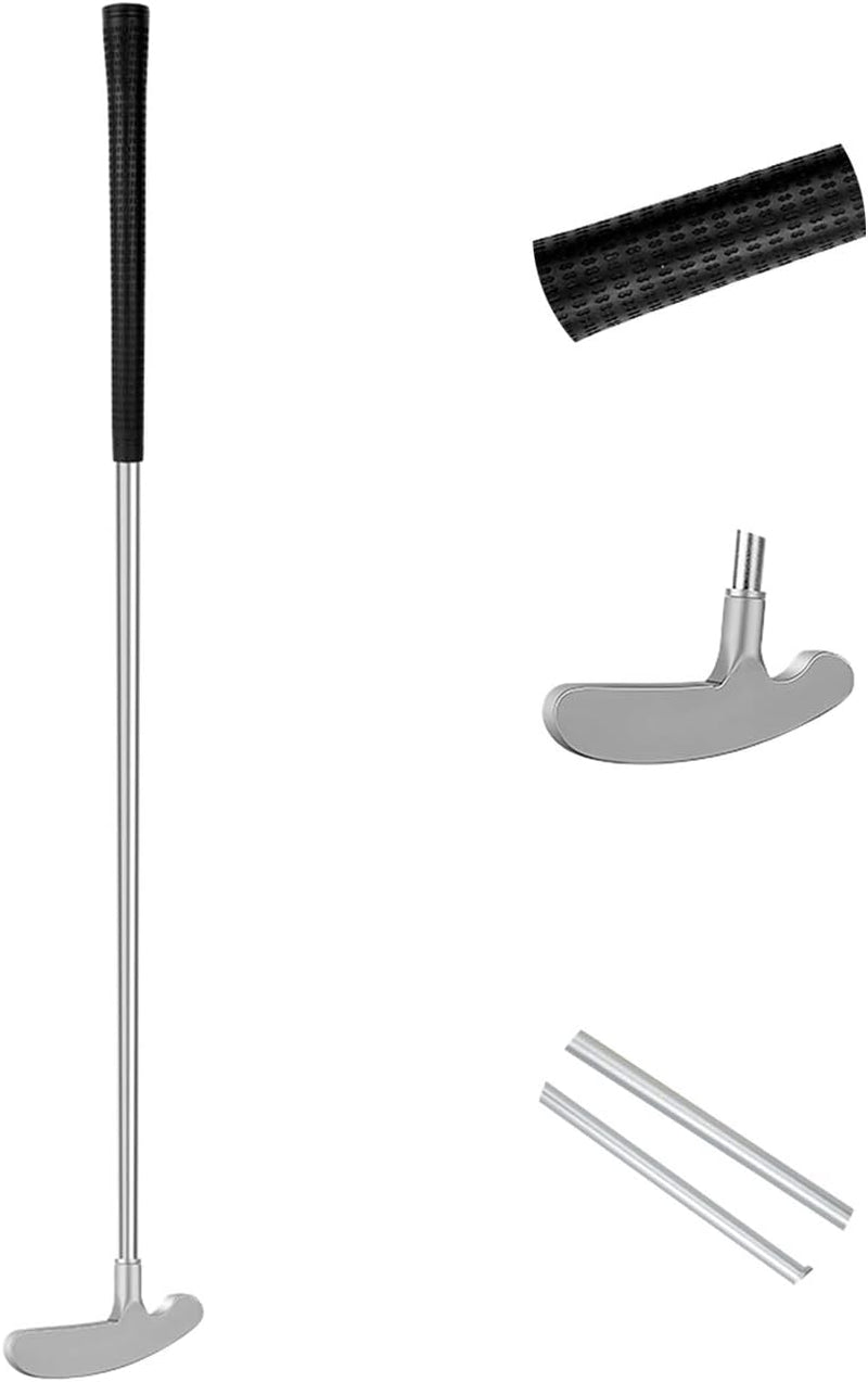 Removable Alloy Rod Two Way Golf Putter for Right or Left Handed Golfers Easily Use for Kids Adult (Right or Left Handed)