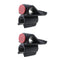 Black 2Pcs Golf Club Organizers Putter Clip Holder & Ball Marker / Iron Driver Protector, Can Attach to Your Golf Bag Belt