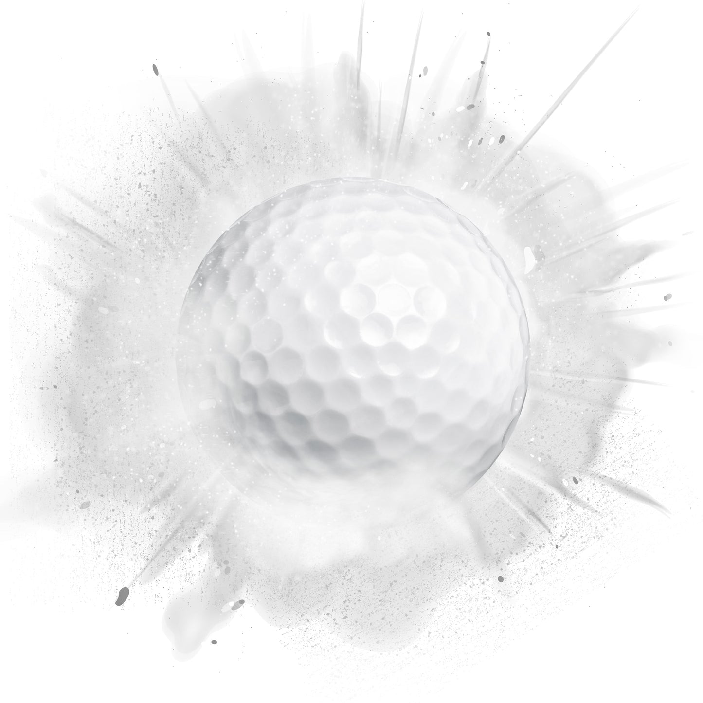 Exploder Prank Golf Balls, White and Dimpled, 4 Pack