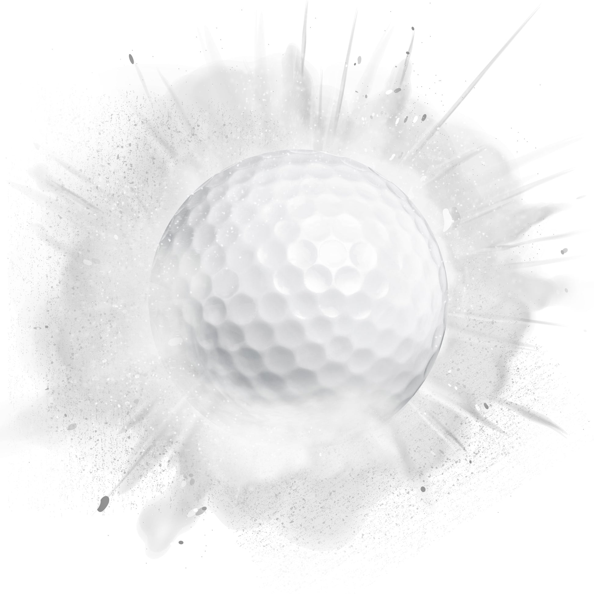 Exploder Prank Golf Balls, White and Dimpled, 4 Pack